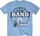 NEW Men Woman Adult Size Peanuts With The Band Schroeder Classic T 