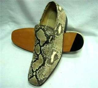 GENUINE PYTHON SNAKE LEATHER CASUAL LOAFERS MENS SHOES Size available 