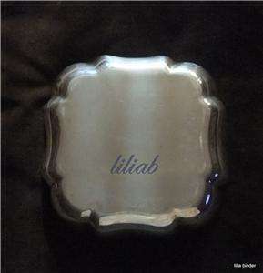 exquisite TIFFANY STERLING SILVER SCALLOPED BOWL / TRAY / DISH ~~~
