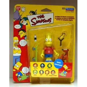 Playmates   The Simpsons   Bart Simpson ca. 9cm   Incl. Skateboard 