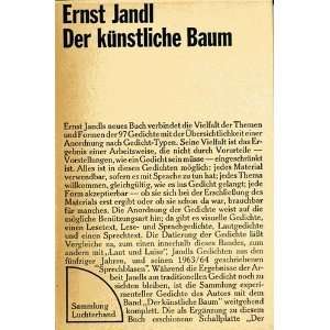 der künstliche baum  Ernst Jandl Bücher