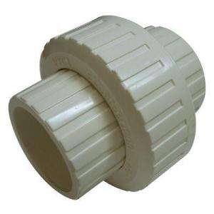 Mueller Global 1 1/2 in. Sch. 80 PVC S x S Union 164 637HC at The Home 