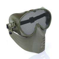 Full Face Game Airsoft Metal Mesh Goggles Protect Mask  