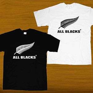 New The All Blacks Rugby Union Team of New Zealand Logo T Shirt S M L 