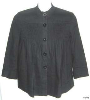 MAX STUDIO  Stylish Black Shirt Jacket, Size Medium  