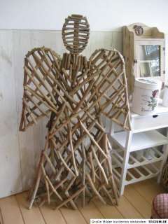 Riesiger Engel 150 cm Holz Treibholz Weihnachten Deko  