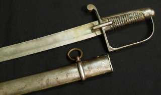 RARE ITALIAN ARTILLERY SWORD SABER M1833  