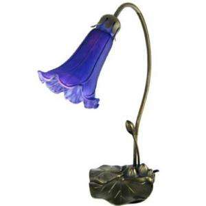 GORGEOUS LILY 1 ARM TABLE LAMP, COLORS TULIP SHADES 431  