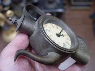 Sammeln & Seltenes alte Uhren / Kaminuh, aus Kupfer  