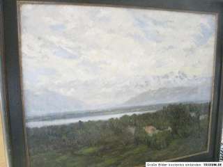 LAMMERT Eduard, *1867 Blick über den Chiemsee  