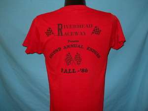 vintage RIVERHEAD RACEWAY ENDURO FALL 86 SOFT t shirt S  