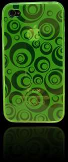 iphone 4 Silikon Case Cover Hülle Tasche Grün ★  