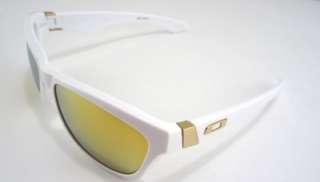 Oakley Sunglasses Jupiter Polished White w/24k Gold Iridium #03 249 