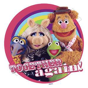 Muppets Together Again Edible Cake Topper Decoration Image  