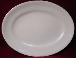 WEDGWOOD china SILVER ERMINE R4452 pattern OVAL MEAT SERVING PLATTER 