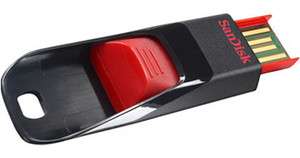 SANDISK CRUZER EDGE USB FLASH DRIVE 32GB 32G 32 G GB NEW LIFE TIME 