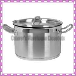 12 qt. Stock Pot With Cover Heavy Duty Commercial Grade  