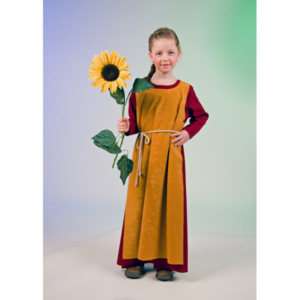 Mittelalter Wikinger Mädchen Kostüm Kleid Kinder LARP  