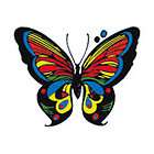 Temporär Tattoo Schmetterling 27   Einmal Tattoo von Art Tattoos 