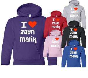 ZAYN MALIK~ONE DIRECTION/1D HOODIE IN 6 DIFFERENT COLOURS ! SIZE S XXL 