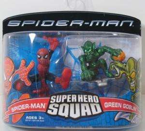 SPIDER MAN SUPER HERO SQUAD SPIDER MAN & GREEN GOBLIN  