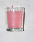 144 Bulk Wholesale Wedding Candle Clear Glass Pink Wax