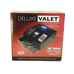  Deluxe Valet with Alarm Clock & Stereo Speakers: Home 