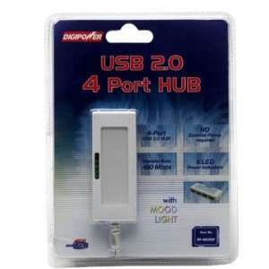  Digipower DP HU2007 4 Port USB Hub with Mood Light Camera 