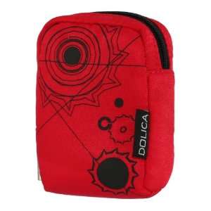  Dolica SM 9000RD Case for Ultra Slim Digital Cameras (Red 