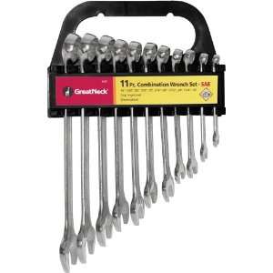 Great Neck 51071 11 Piece SAE Combination Wrench Set