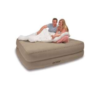 Intex Foam Top Airbed Kit, Queen Airbed:  Sports & Outdoors