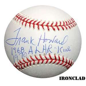  Ironclad Washington Nationals Frank Howard Signed Ball W 