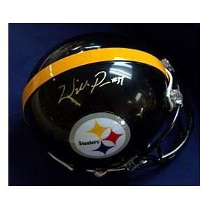 Autographed Willie Parker Mini Helmet   Pittsburg   Autographed NFL 