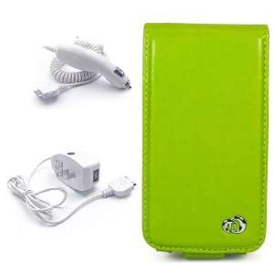 Melrose Carrying case Green Color + iPhone 3G Home Wall Travel Charger 