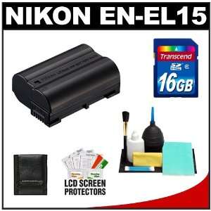  Nikon EN EL15 Rechargeable Li ion Battery with 16GB Card 