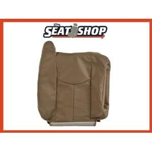   05 06 Chevy Silverado GMCSierra Med Neutral Leather Seat Cover RH top