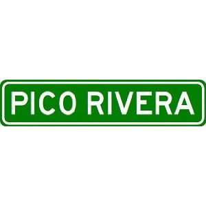  PICO RIVERA City Limit Sign   High Quality Aluminum   6 x 