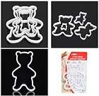 Cute Cartoon Bear Style Biscuit Cookie Cutter Mold Mousse Ring   White 