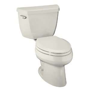   Toilet with 14 inch Rough In and Left Hand Trip Lever, Less Seat