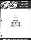 1971 / 55 SEA KING BY CHRYSLER OUTBOARD PARTS MANUAL