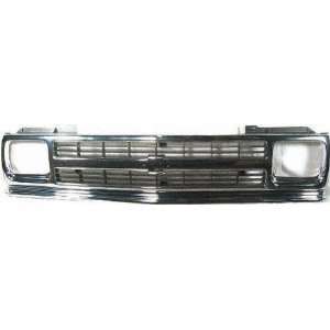  92 CHEVY CHEVROLET BLAZER S10 s 10 GRILLE SUV, Chrome and Gray (1991 
