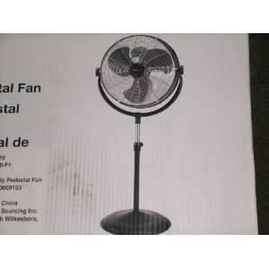  20in High Velocity Fan with Stand up to 600cfm Kitchen 