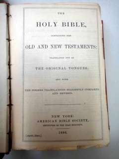 LOT 1886 antique BIBLE+BOOKMARK+EPHEMERA reitter/ritter  