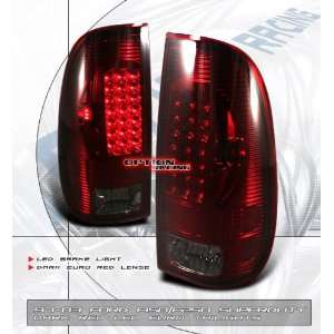  Ford F350 Led Tail Lights Red Smoked LED Taillights 1997 