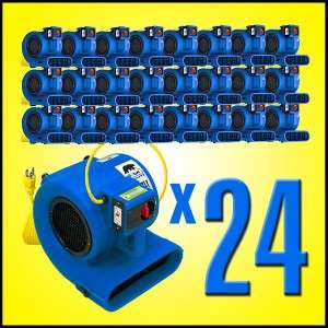 24 PACK B Air GP 33 Carpet Dryer Air Movers Blower Fan  