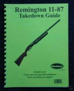 Remington 1187 11 87 Shotgun Takedown Guide Radocy  