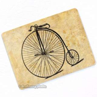 High Wheel Bicycle Deco Magnet, Vintage Illustration Penny Farthing 