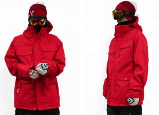 NEW 2012 MENS 686 SMARTY COMMAND SNOWBOARD/SKI JACKET RED/ XL  
