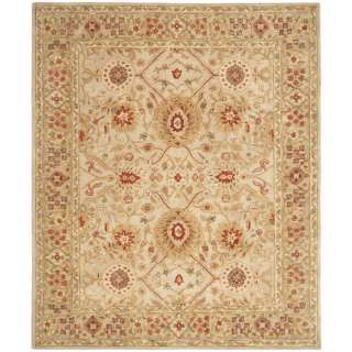 Mahal Ivory/ Sage Wool Carpet Area Rug 8 x 10  