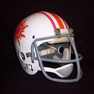 1975 WFL California Sun Suspension Football Helmet  